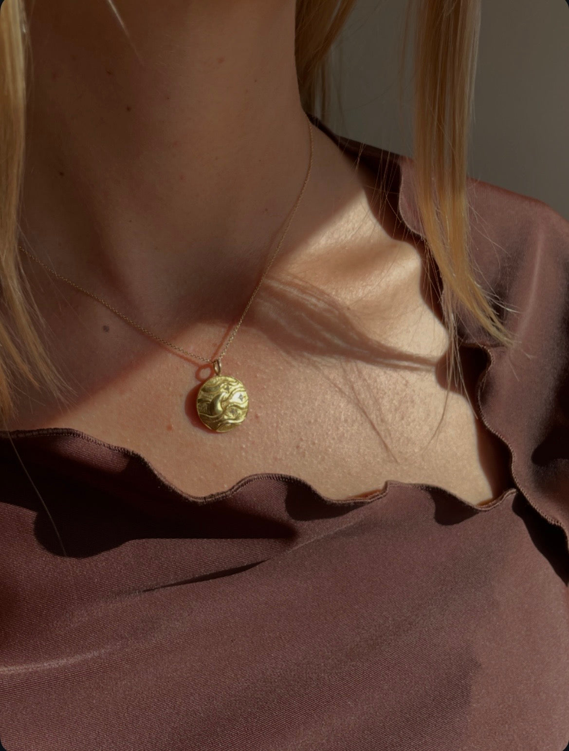 Diamond Bella Notte Gold Pendant