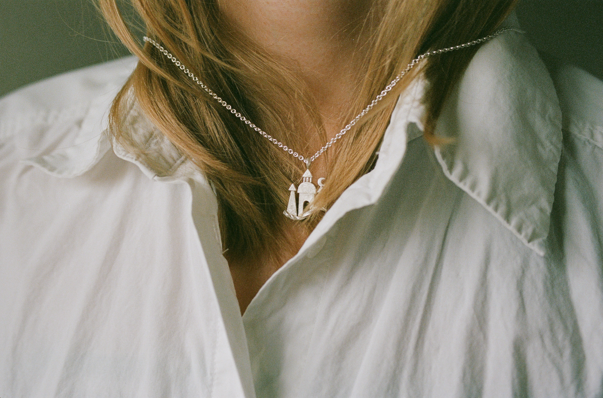 City Silhouette no. 2 Pendant – Marie Cantor Jewelry